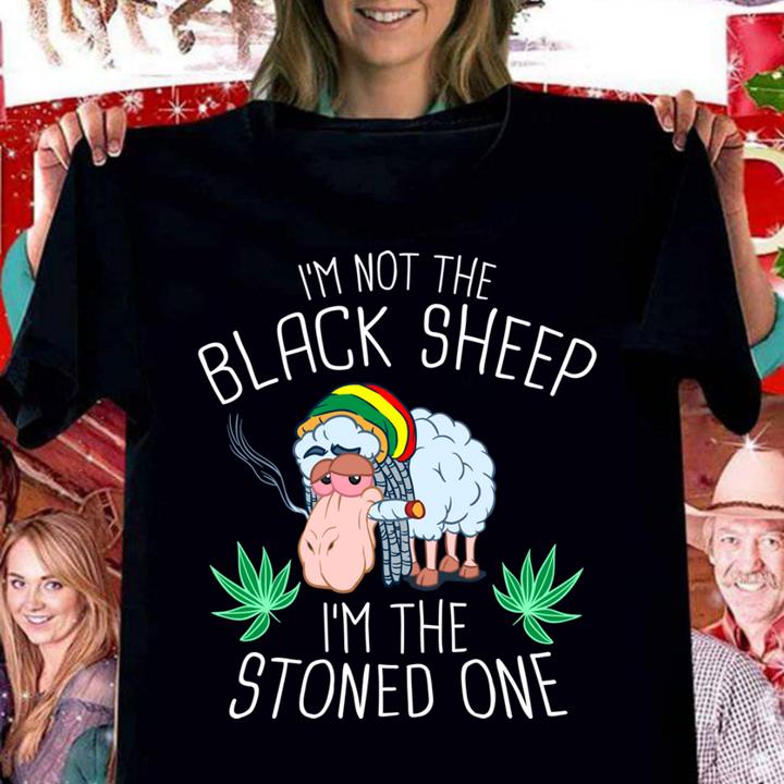 I'm Not The Black Sheep I'm The Stoned One Thc Weed Cannabis t-shirt woman shirt
