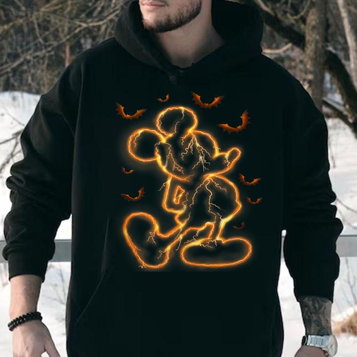 Disney Halloween Lightning Mickey Mouse t-shirt hoodie