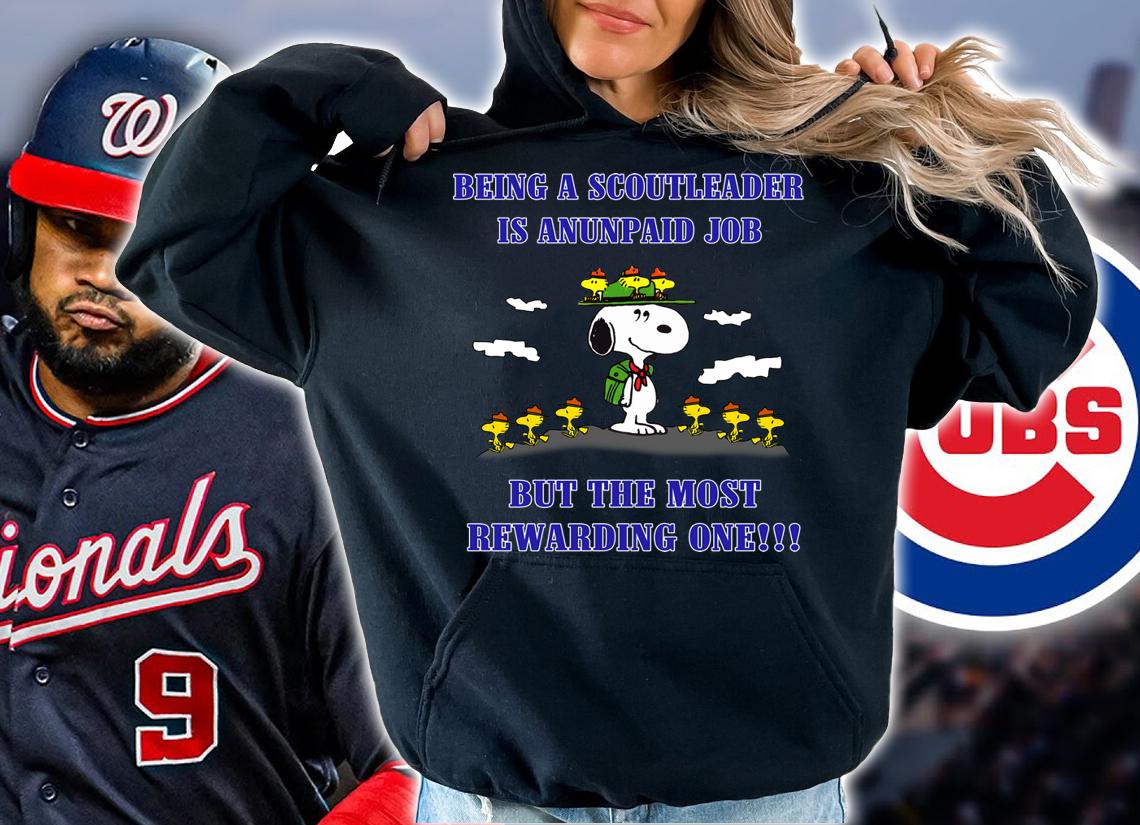 Snoopy Being A Scout Leader Is An Unpaid Job Nut The Most Rewarding One t-shirt hoodie