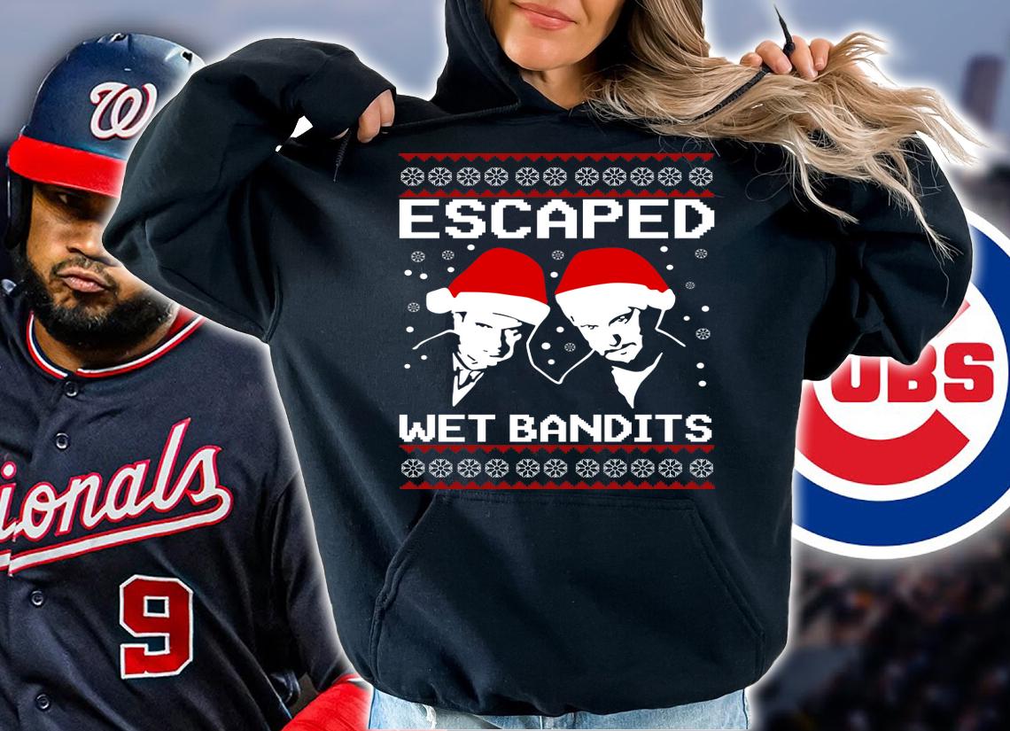 Ugly Christmas Home Alone Escaped Wet Bandits t-shirt hoodie