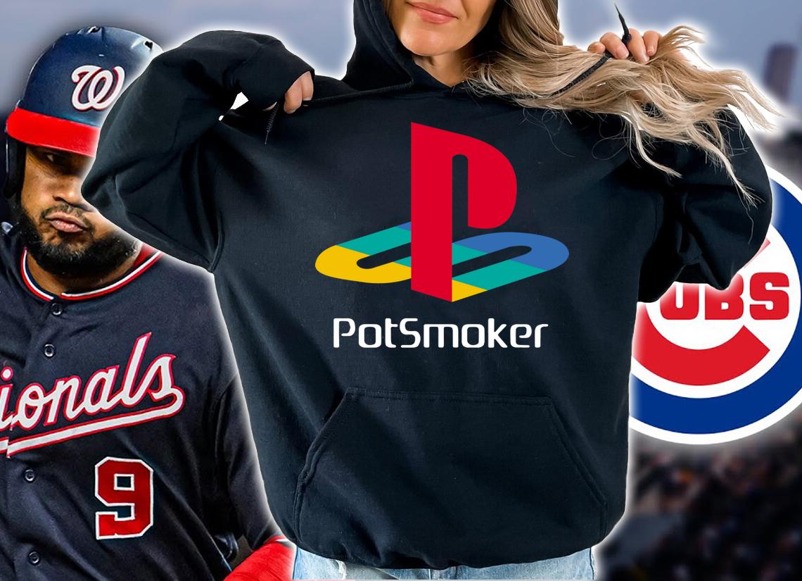 Pot Smoker Playstation t-shirt hoodie