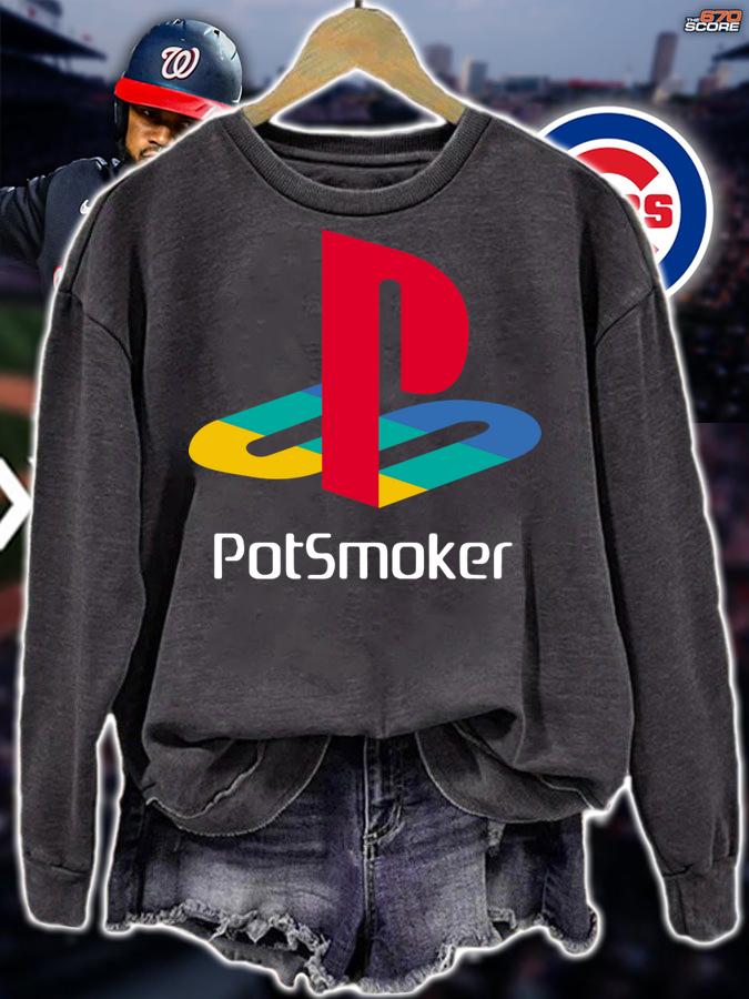 Pot Smoker Playstation t-shirt sweatshirt