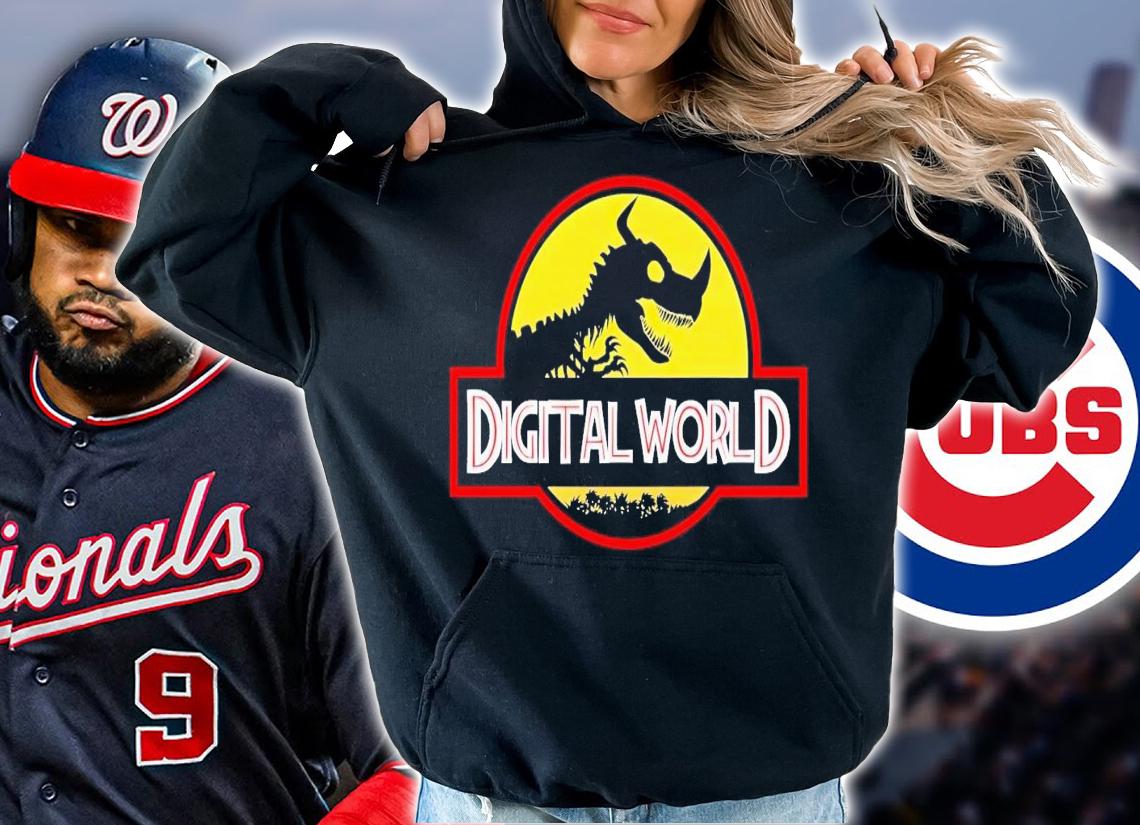 Dinosaur skeleton digital world Jurassic Park t-shirt hoodie