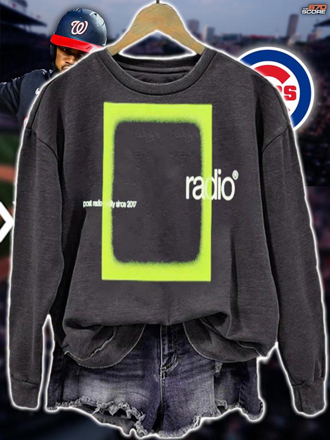 Blonded Box Logo Radio Energy Shirt t-shirt sweatshirt