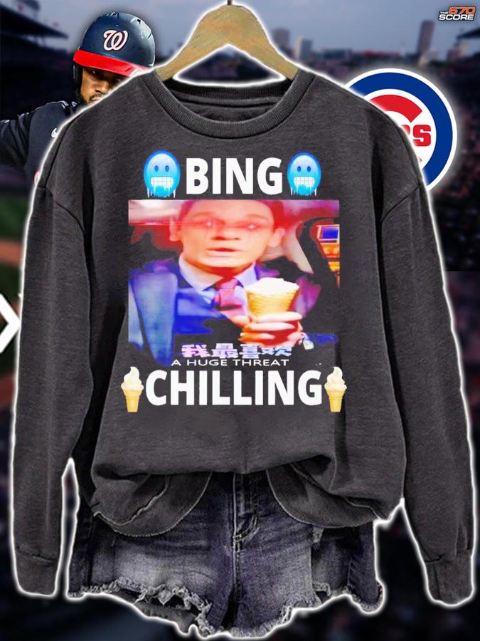 Bong Chilling a huge threat shirt t-shirt sweatshirt