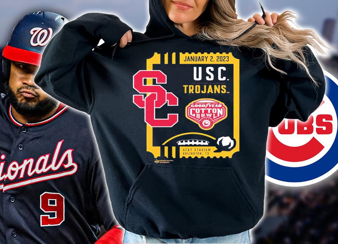 2023 Cotton Bowl USC Trojans January 2 2023 AT&T Stadium shirt t-shirt hoodie