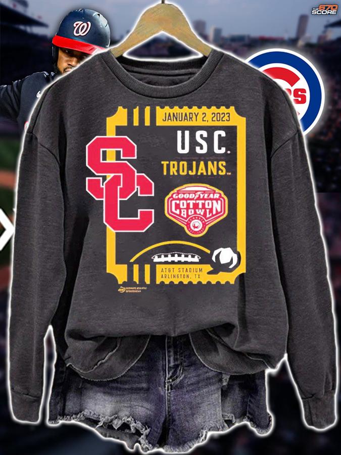 2023 Cotton Bowl USC Trojans January 2 2023 AT&T Stadium shirt t-shirt sweatshirt