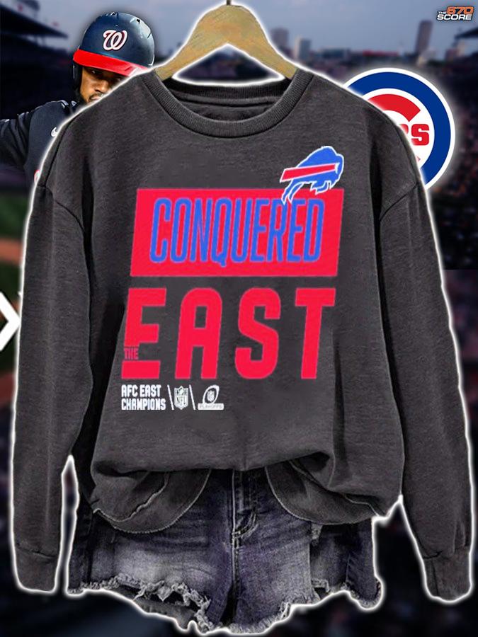 Buffalo Bills AFC East Division Champions Locker Room Trophy Collection 2022 Shirt t-shirt sweatshirt