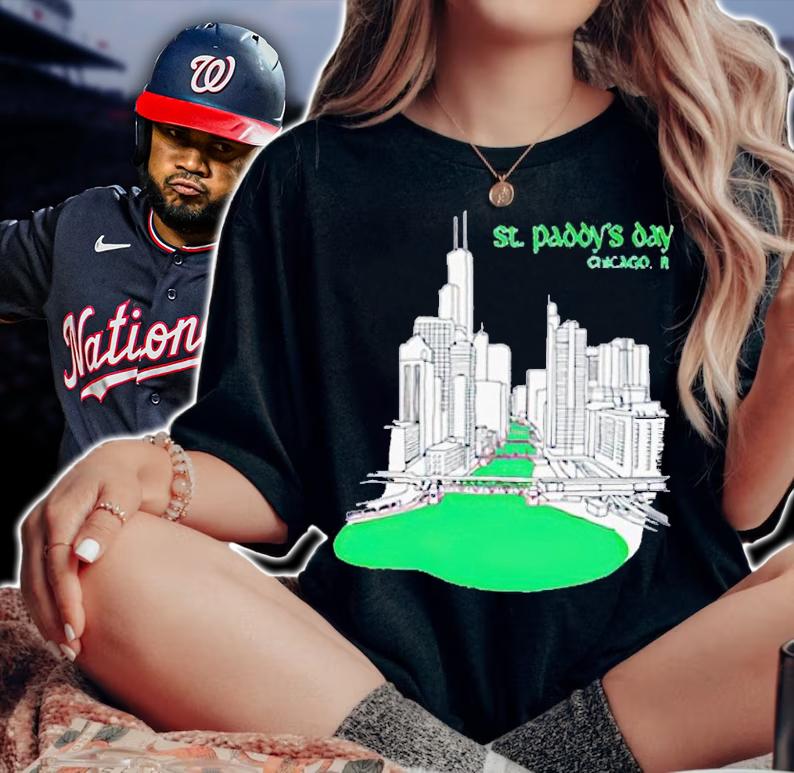 Chicago St Patricks Day shirt t-shirt woman shirt