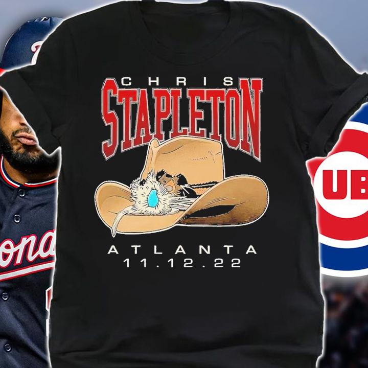 Chris Stapleton Atlanta Cowboy Hat Event shirt t-shirt shirt
