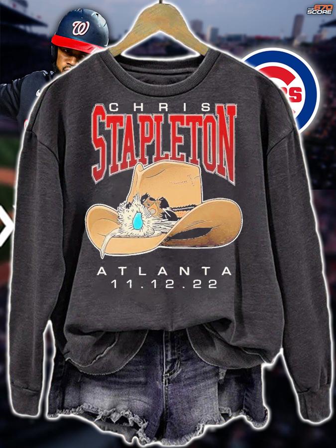 Chris Stapleton Atlanta Cowboy Hat Event shirt t-shirt sweatshirt