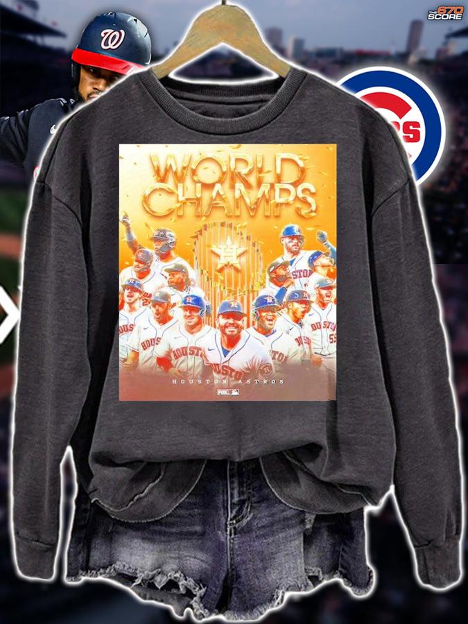 Houston Astros Are Your World Series Champions Lever Up 2022 Shirt t-shirt sweatshirt