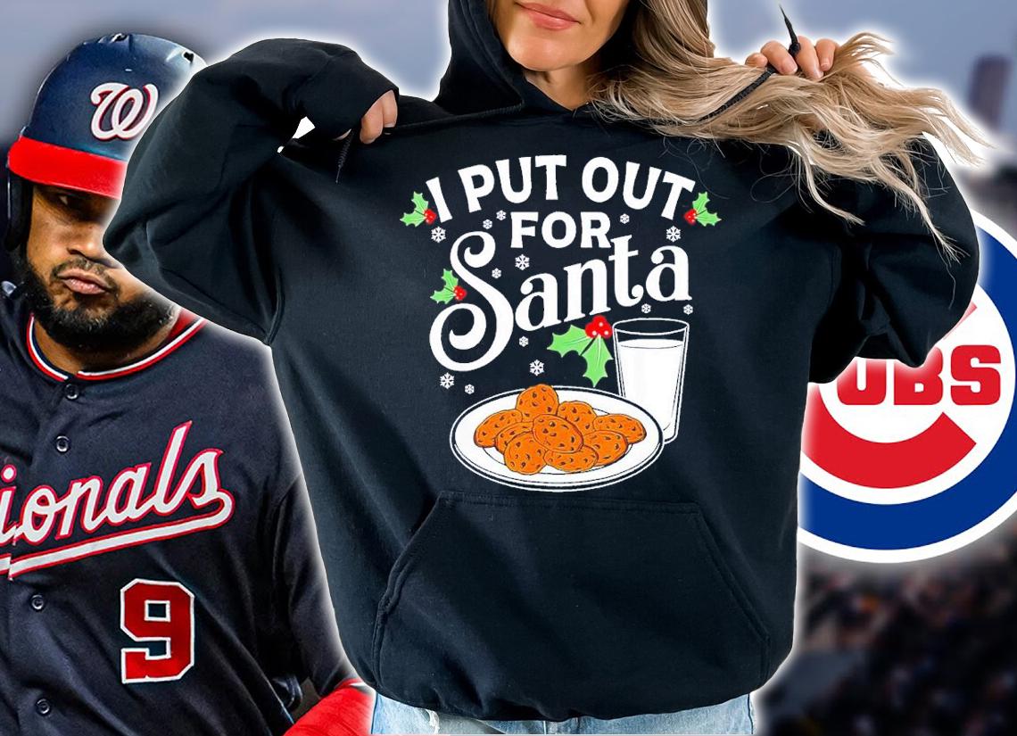 I put out for santa funny Christmas cookies and milk shirt t-shirt hoodie