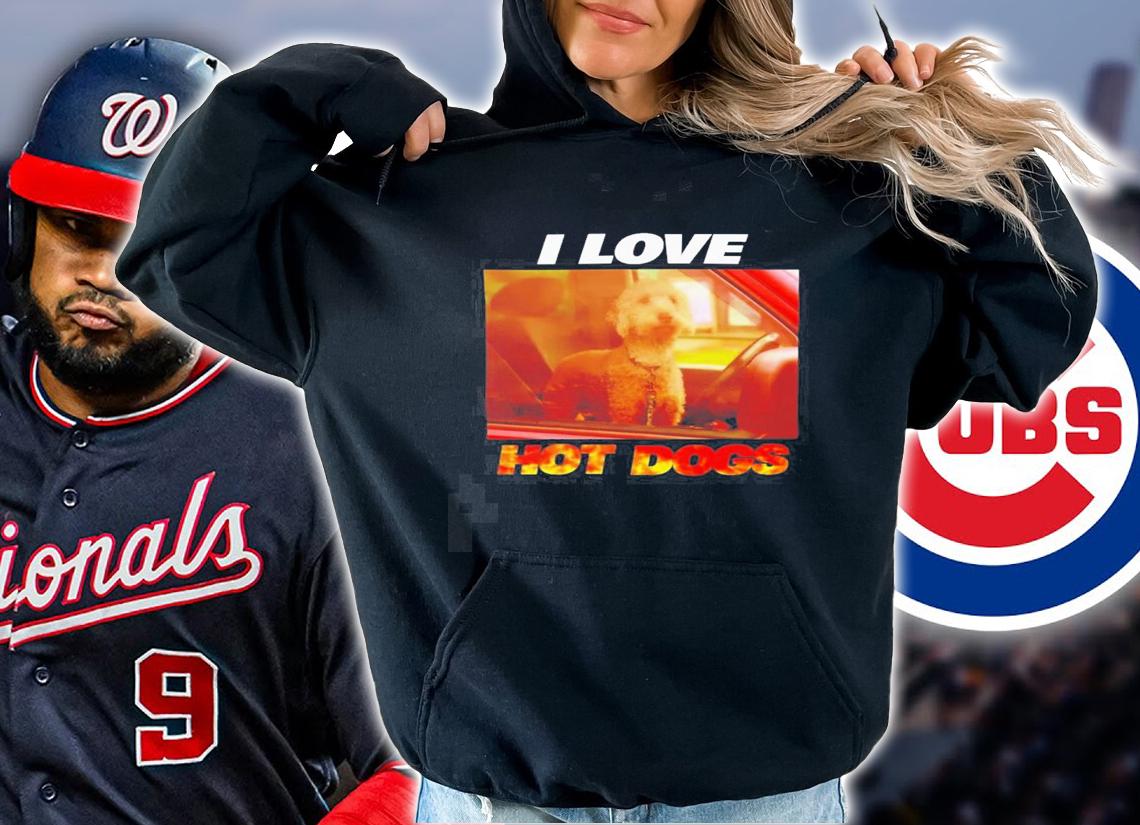 I love hot Dogs photo new shirt t-shirt hoodie