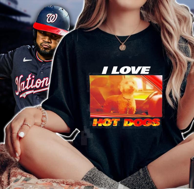 I love hot Dogs photo new shirt t-shirt woman shirt