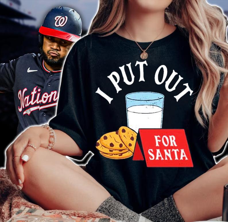 I Put Out For Santa Shirt t-shirt woman shirt