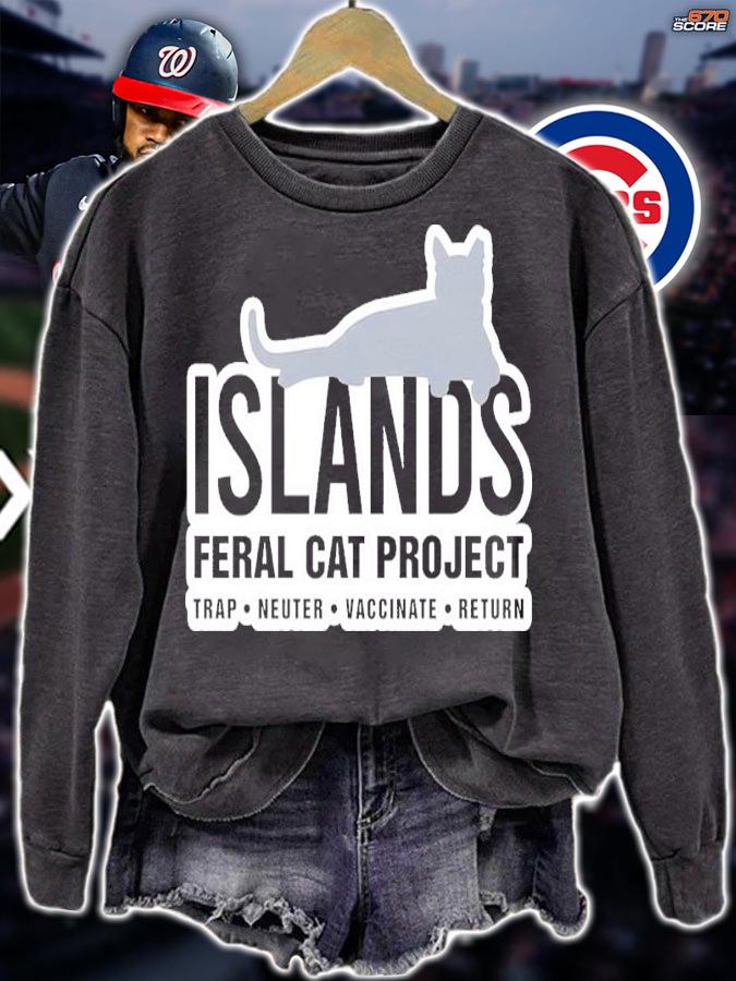 IFCP Islands Feral Cat Project Cat Shirt t-shirt sweatshirt