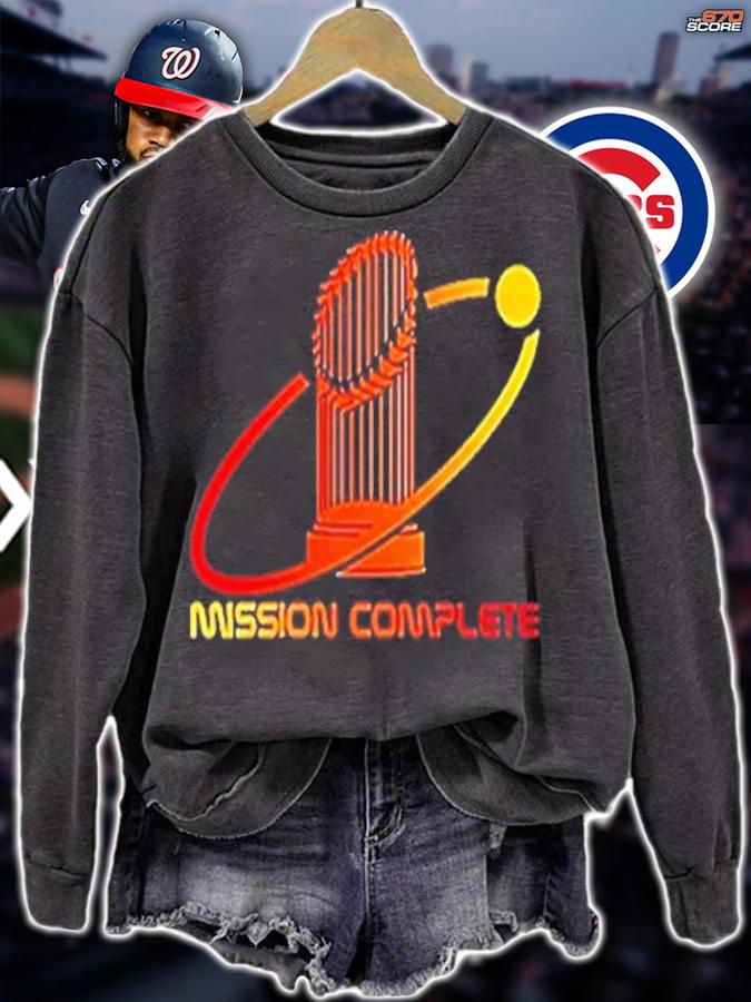 Houston Astros champions mission complete shirt t-shirt sweatshirt