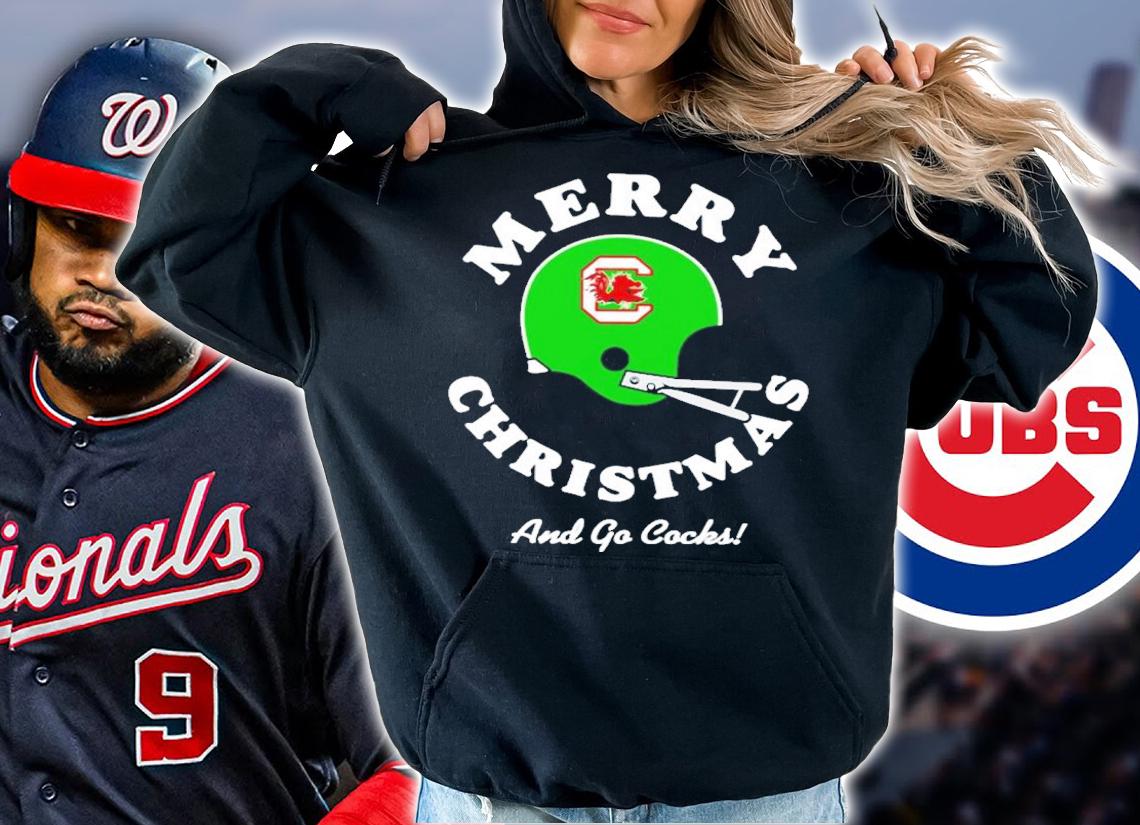 Merry Christmas And Go Cocks Shirt t-shirt hoodie