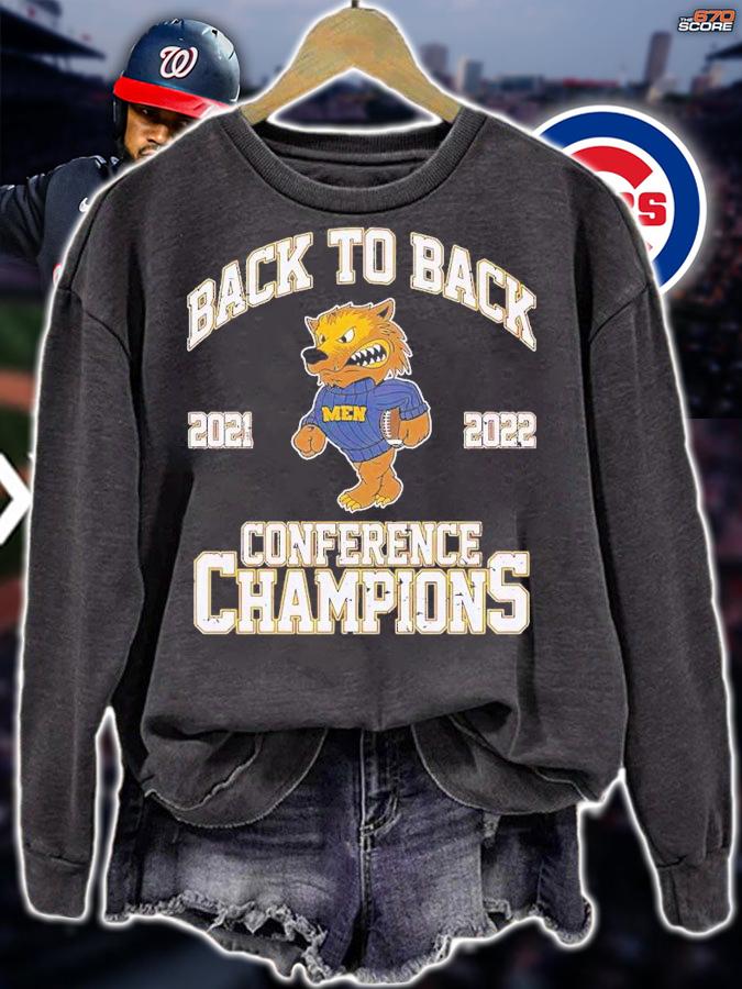 Michigan Wolverines Back to back 2021 2022 Conference Champions shirt t-shirt sweatshirt