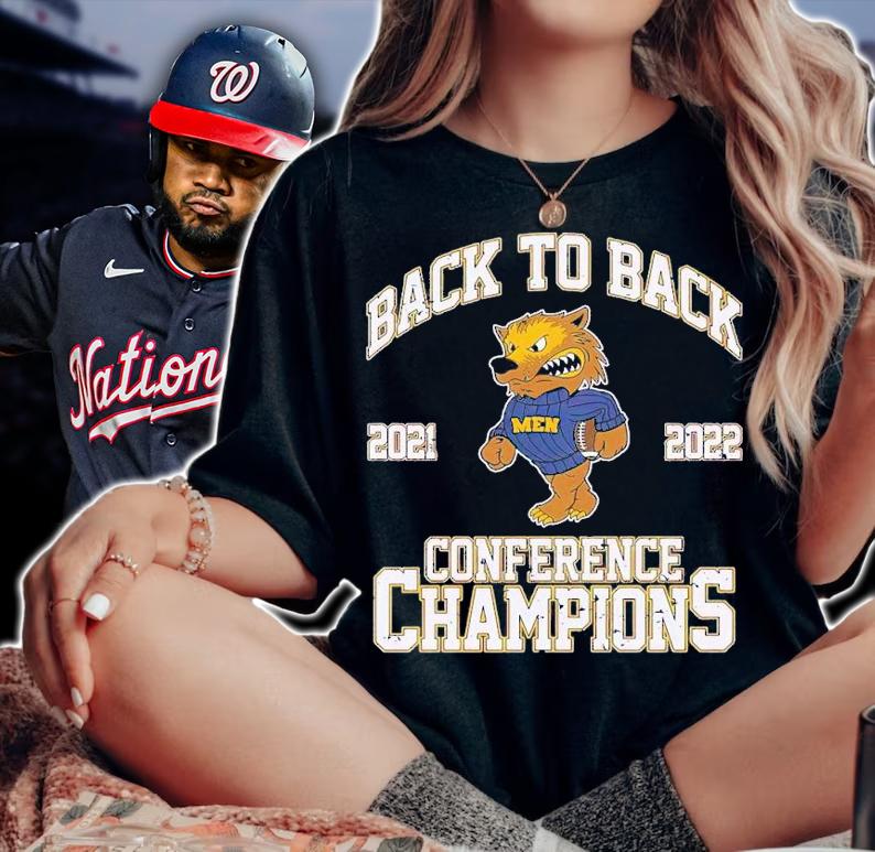 Michigan Wolverines Back to back 2021 2022 Conference Champions shirt t-shirt woman shirt