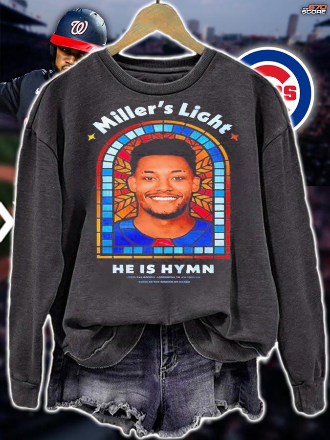 Miller's Light stained glass shirt t-shirt