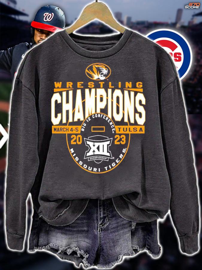Missouri Tigers 2023 Big 12 Wrestling Champions shirt t-shirt sweatshirt