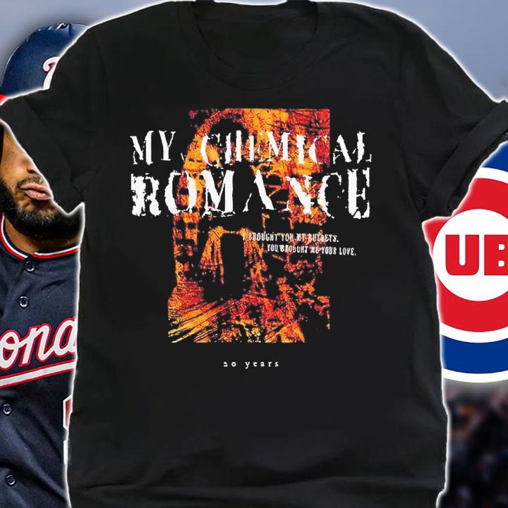 My Chemical Romance Bullets 20 Years shirt t-shirt shirt