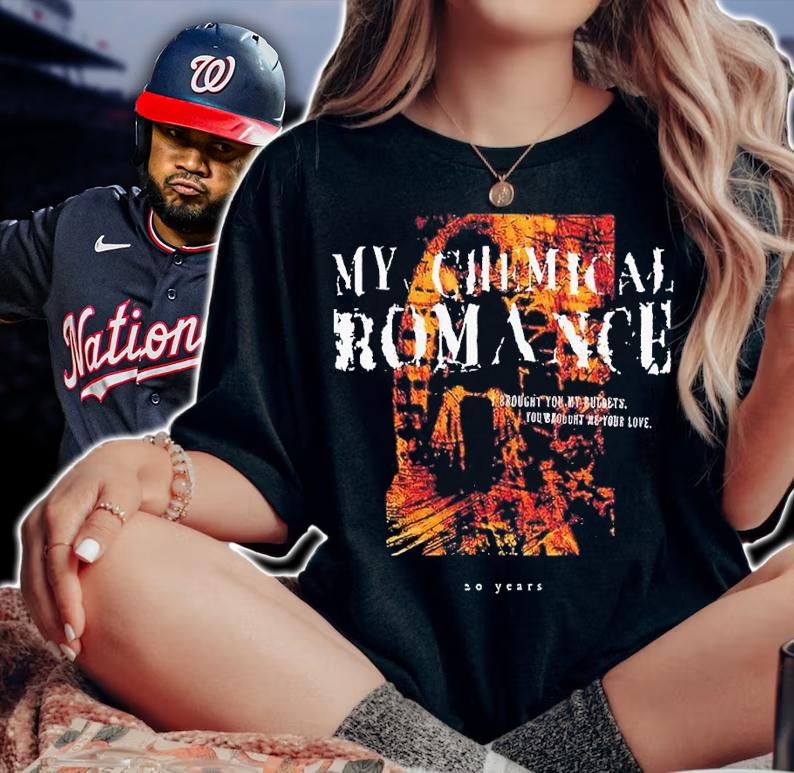 My Chemical Romance Bullets 20 Years shirt t-shirt woman shirt