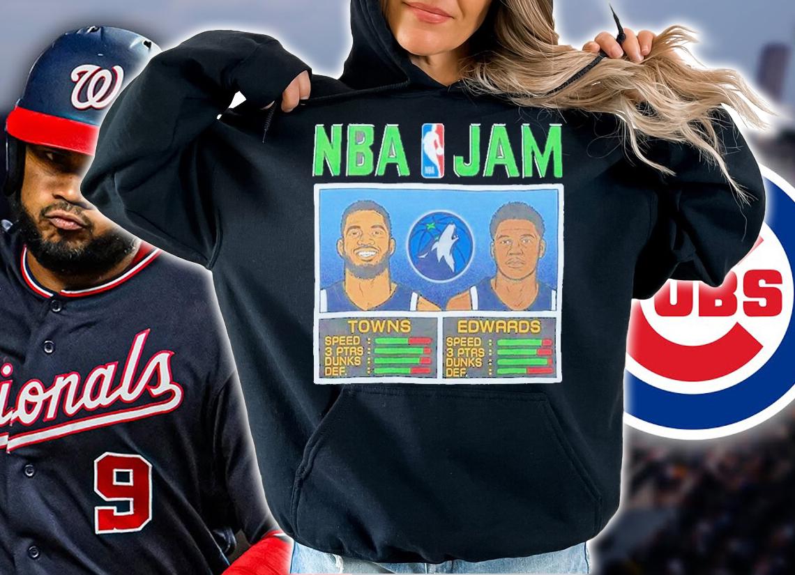 NBA Jam Timberwolves Towns And Edwards 2023 Shirt t-shirt