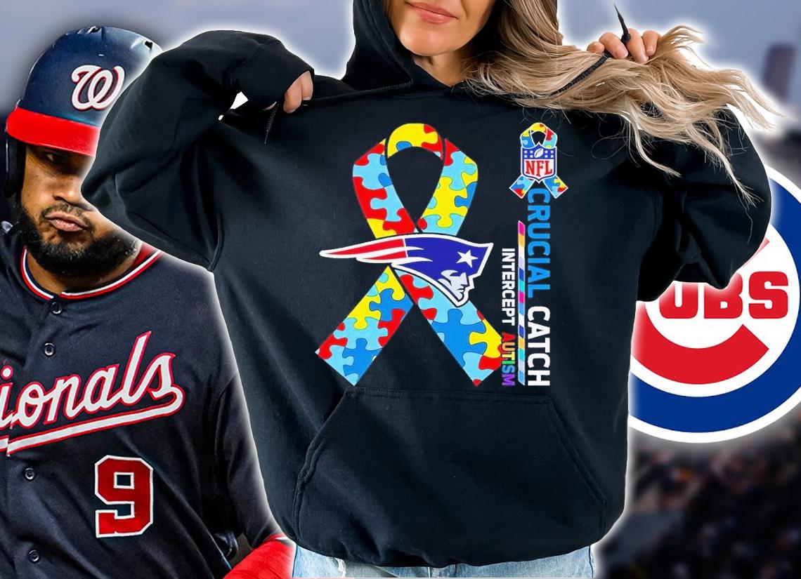 New England Patriots NFL Crucial Catch Intercept Autism shirt t-shirt hoodie