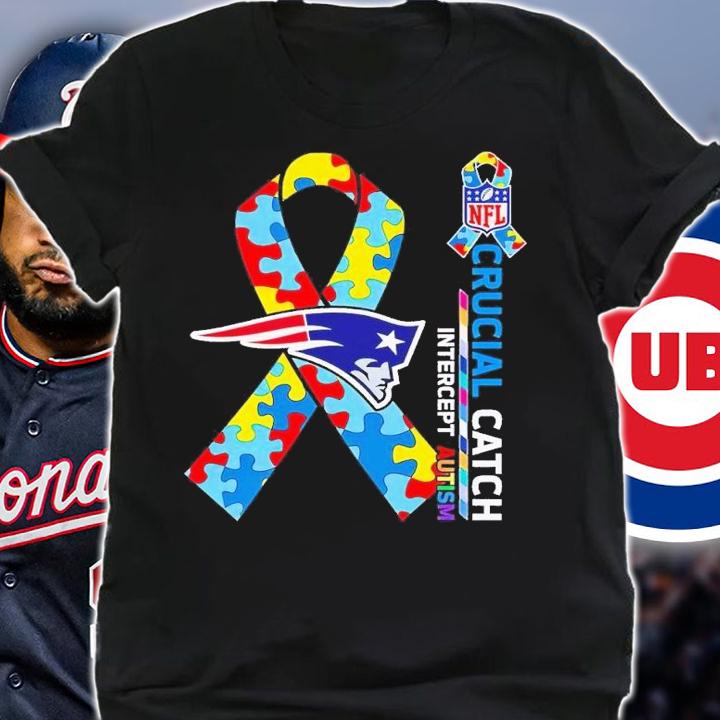 New England Patriots NFL Crucial Catch Intercept Autism shirt t-shirt shirt