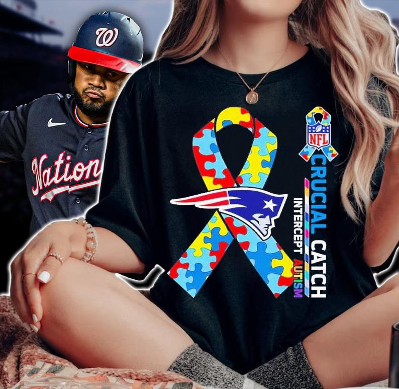 New England Patriots NFL Crucial Catch Intercept Autism shirt t-shirt woman shirt