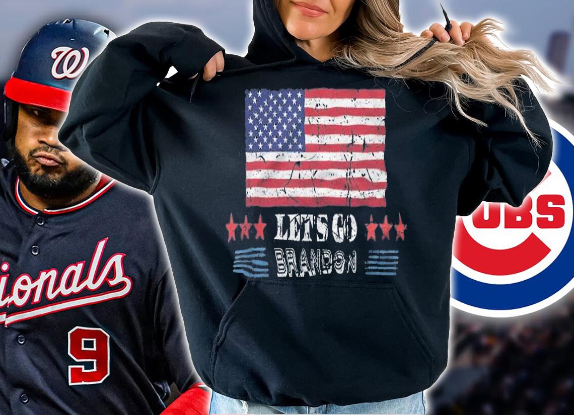 Let's Go Brandon With USA Flag T-Shirt t-shirt hoodie