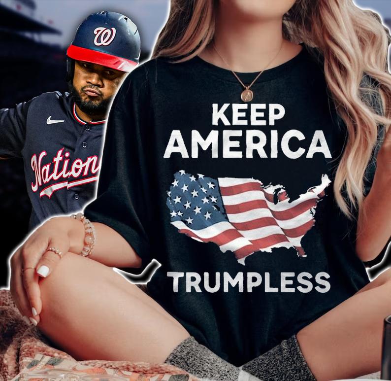 Keep America Trump Less USA Flag T-Shirt t-shirt