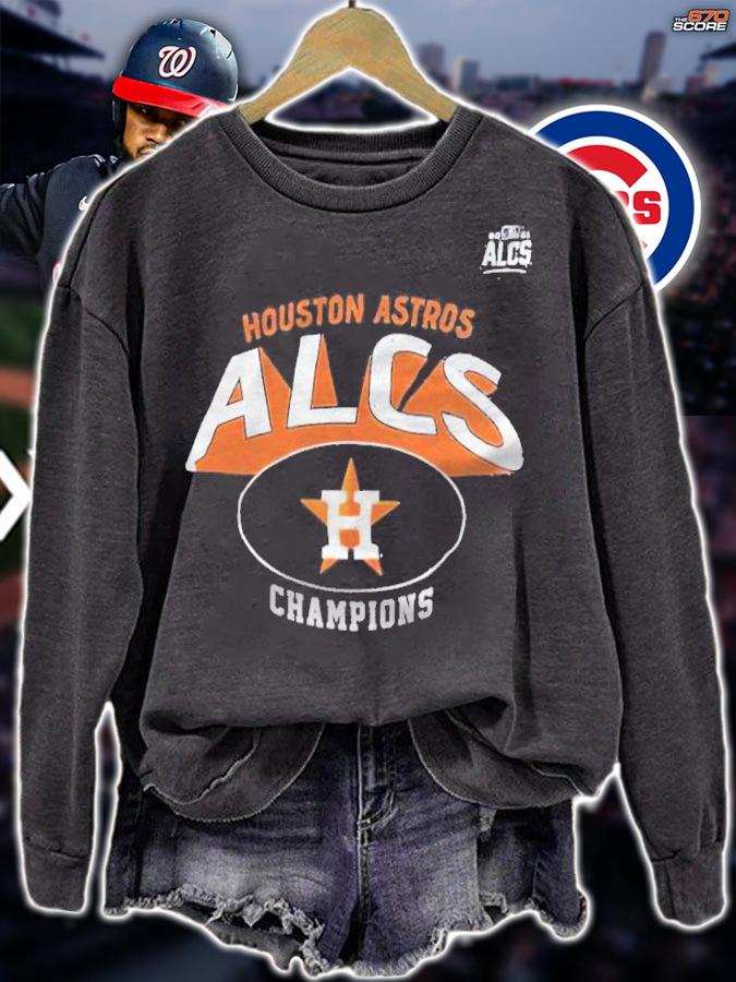 Houston Astros ALCS 2021 American League Champions Flock Tri-Blend T-Shirt t-shirt