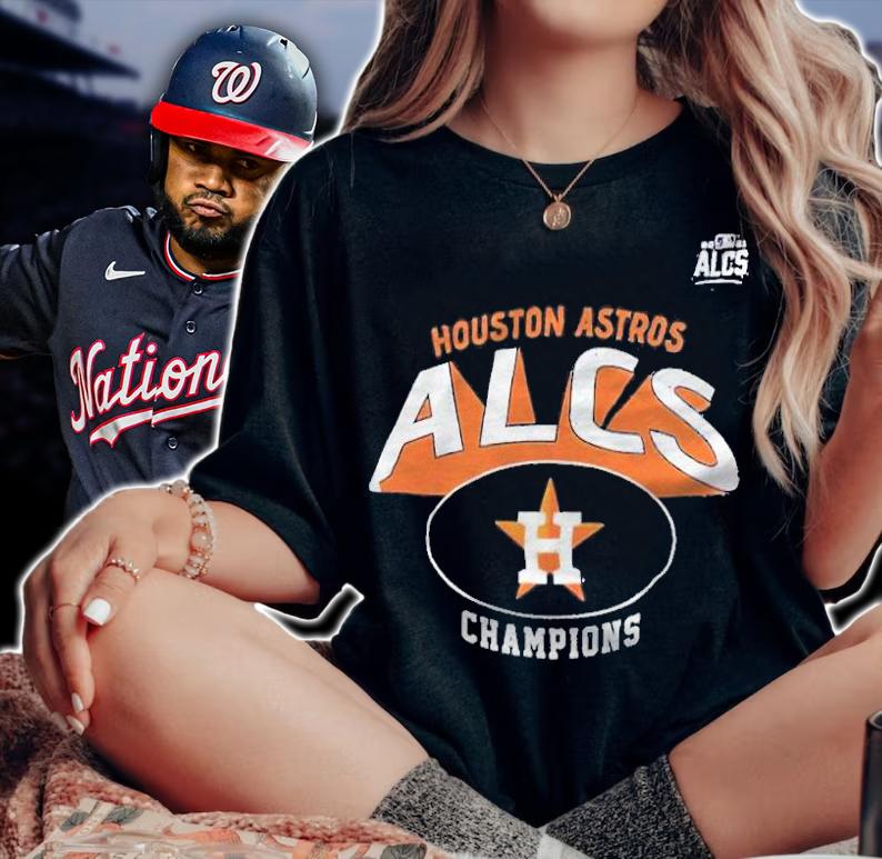 Houston Astros ALCS 2021 American League Champions Flock Tri-Blend T-Shirt t-shirt