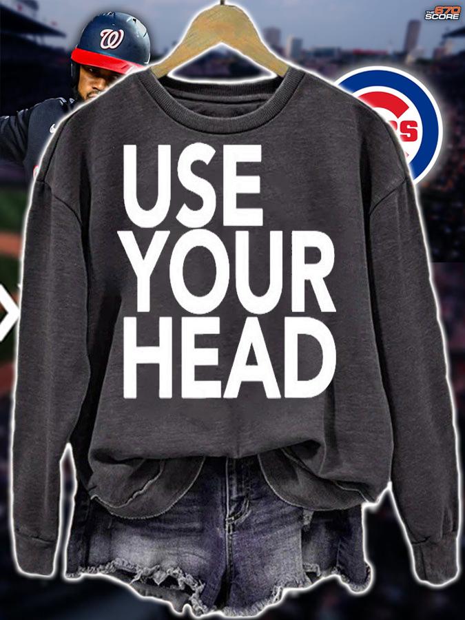 Use Your Head Inspirational Saying T-Shirt