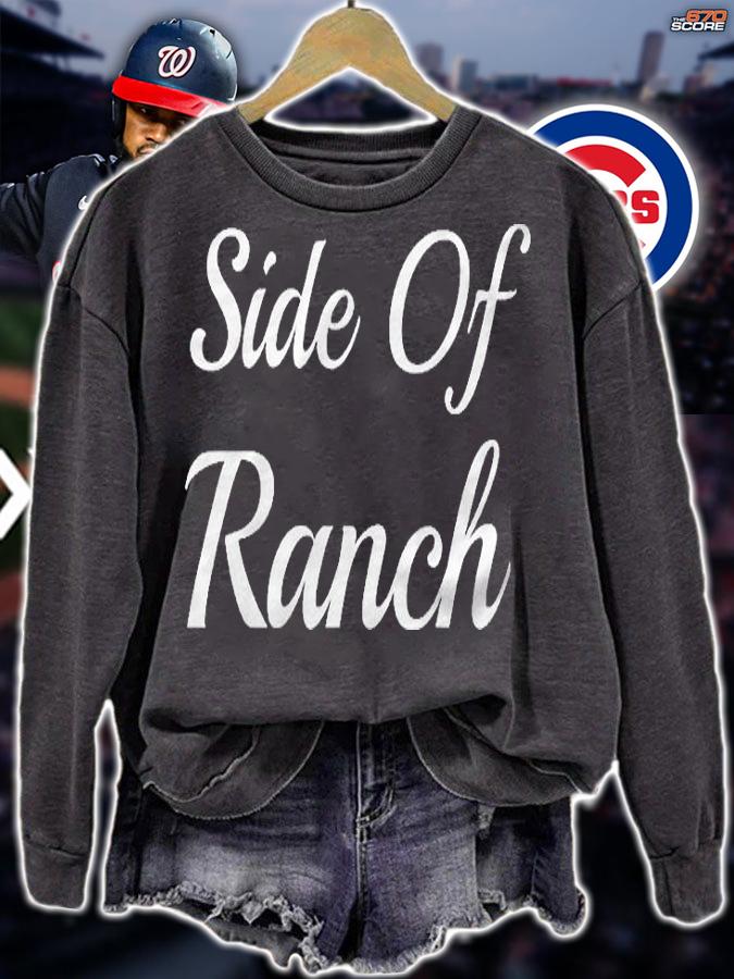 Side Of Ranch Funny Dressing Condiment Sauce Salad Food Shirt sweatshirt