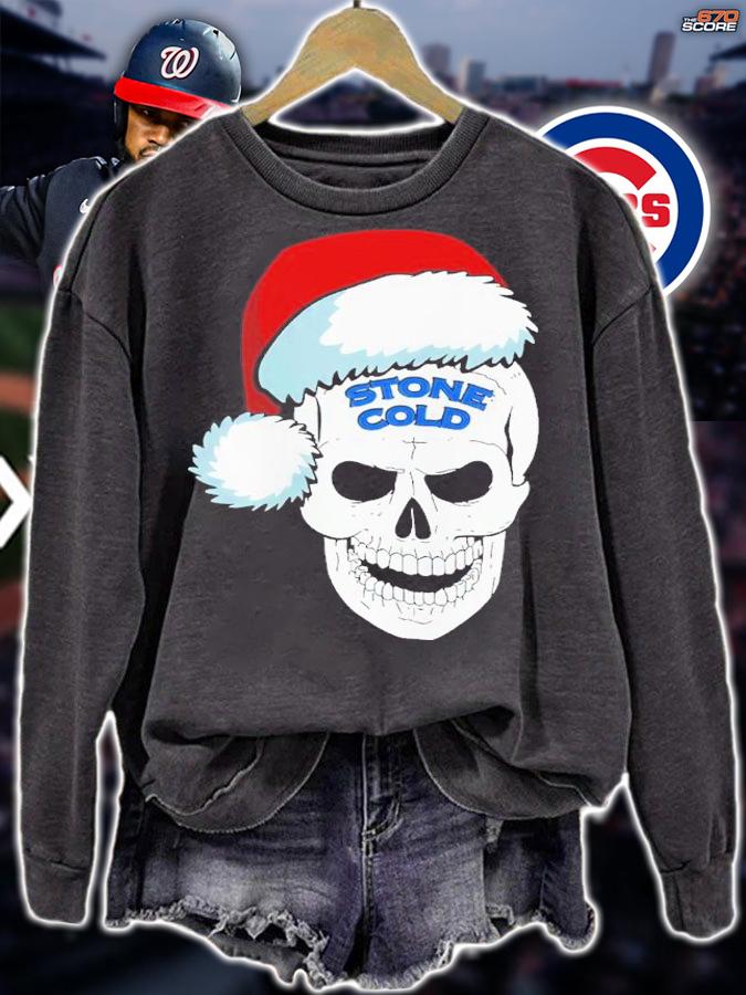 Stone Cold Steve Austin Santa Hat Skull Shirt sweatshirt