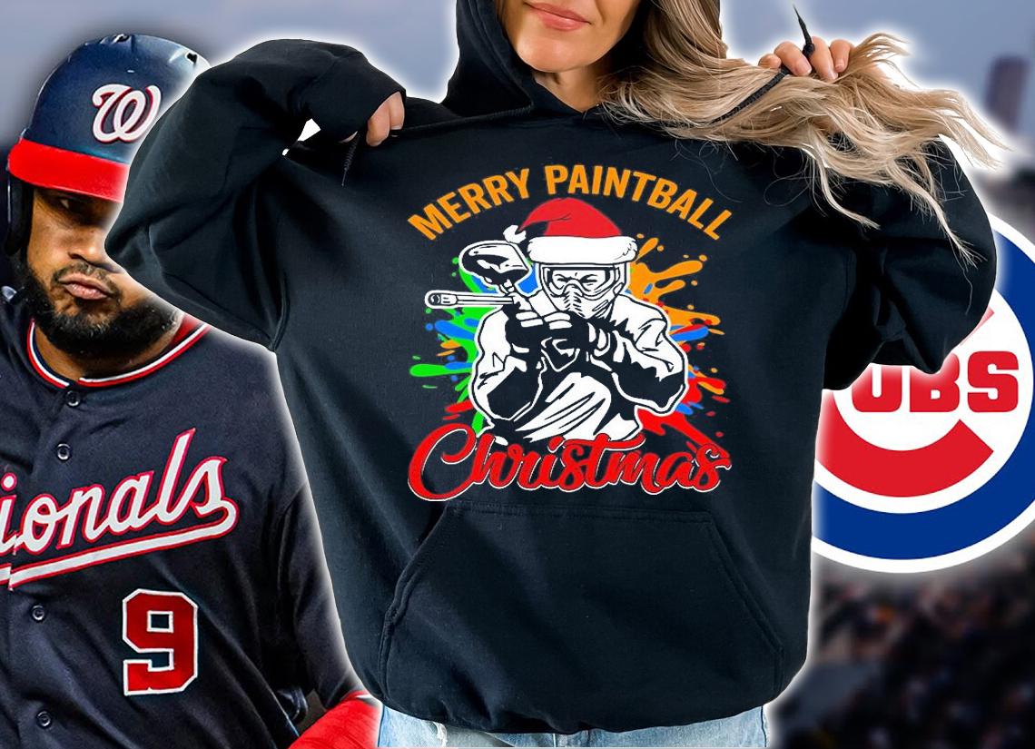Paintball Merry Christmas T-Shirt