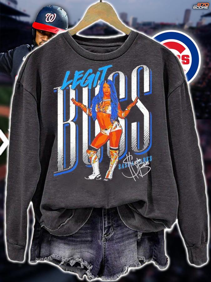 Sasha Banks Legit Boss Women Superstars WWE Shirt sweatshirt