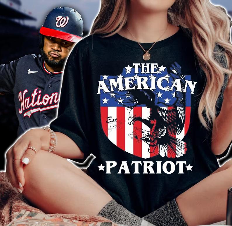 The American Patriot Est 1776 US Flag T-Shirt