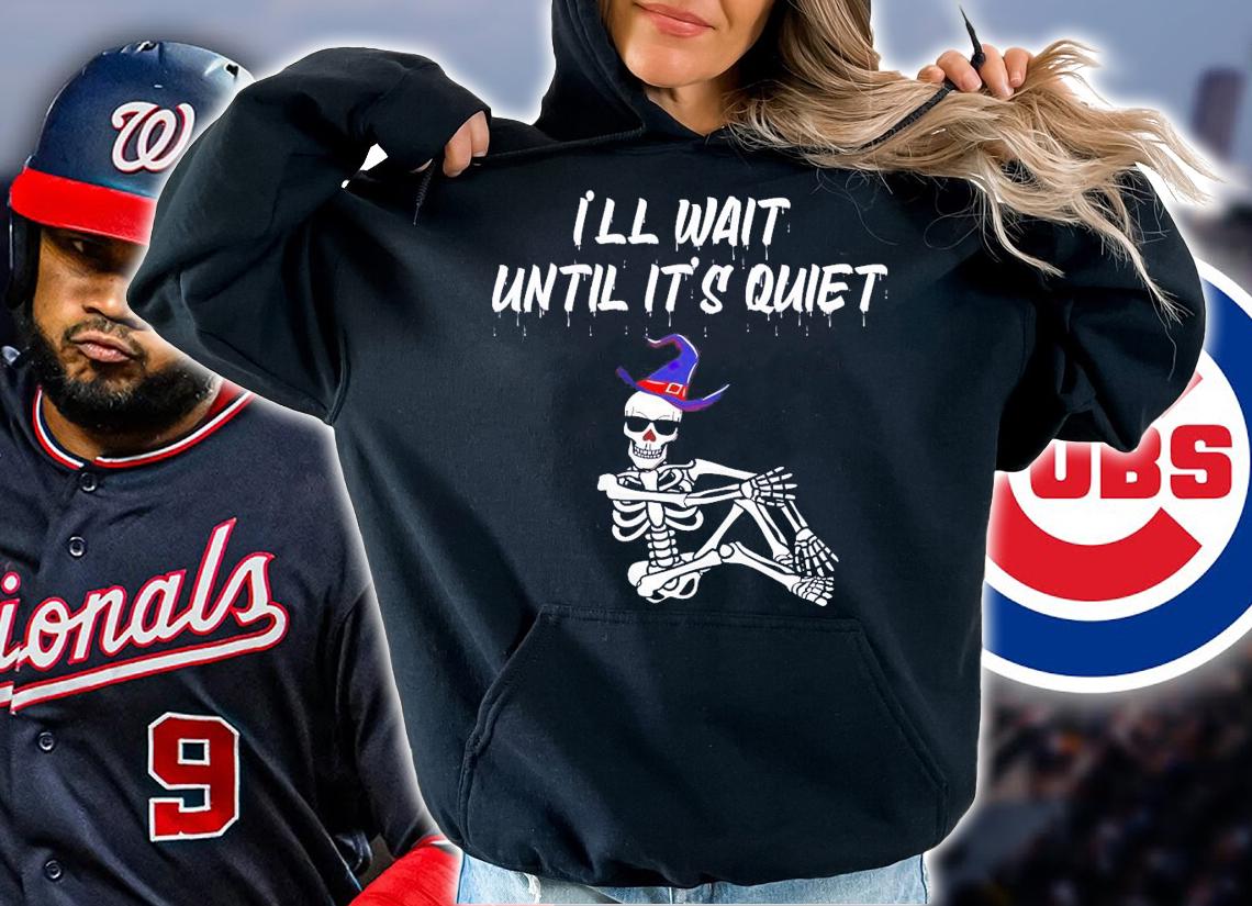 I'll Wait Until It's Quiet Skellington Witch Halloween shirt hoodie