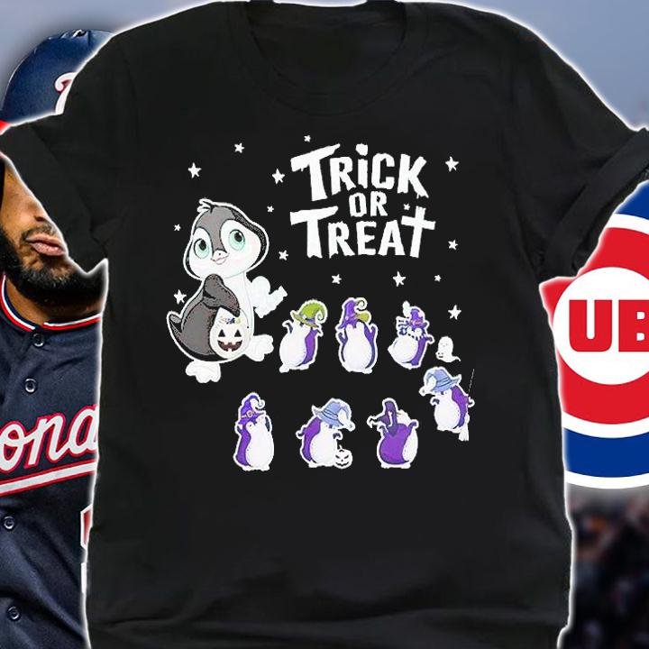 Penguin Trick or Treat funny Halloween shirt shirt