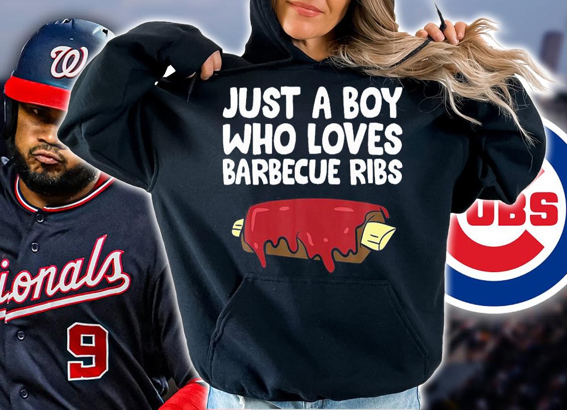 Pork Ribs Boy Just A Boy Who Loves Barbecue Ribs T-Shirt hoodie