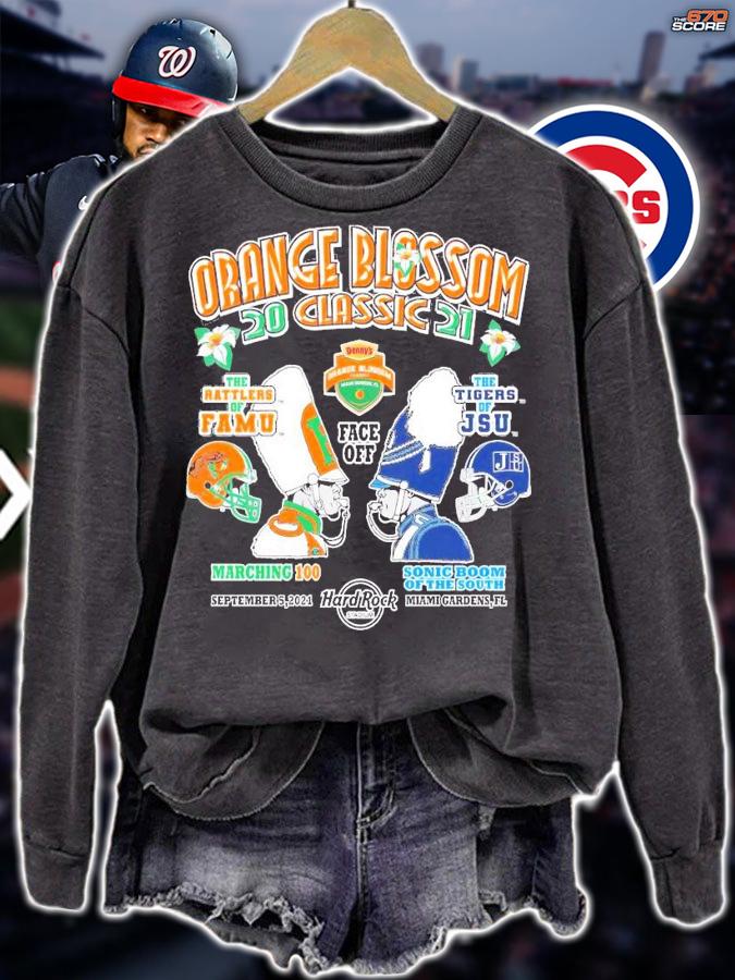 Orange Blossom Classic 2021 The Rattlers of Famu face off The Tigers of JSU shirt sweatshirt