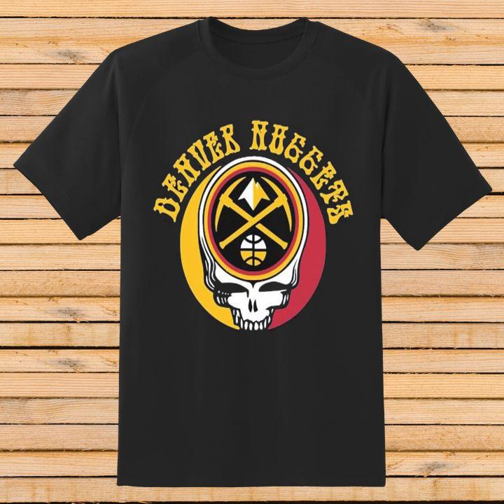 Personalized Denver Nuggets Mashup Grateful Dead T-Shirt