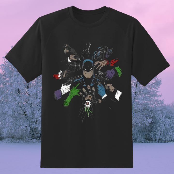 Hot Batwick Batman Mashup John Wick 2 Poster Dc Characters Hands T-Shirt