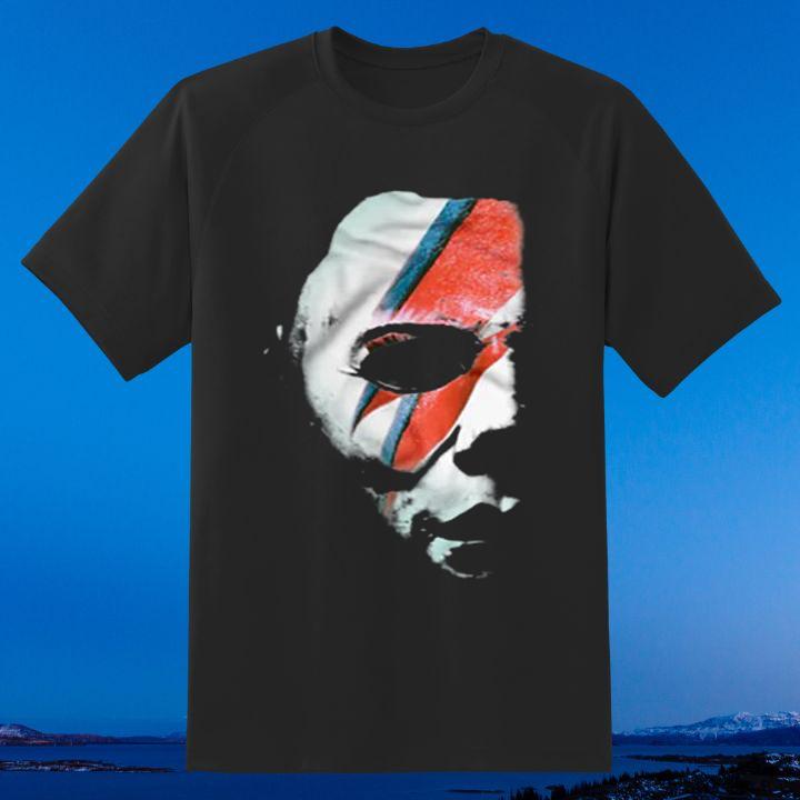 Michael Myers Face David Bowie T-Shirt